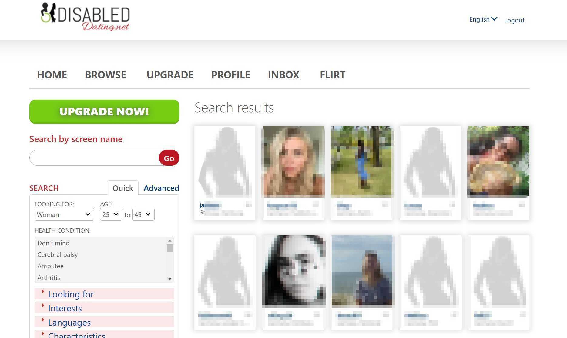 disabled online dating